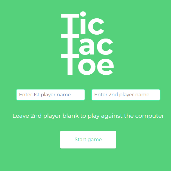 Tic Tac Toe preview