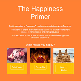 Happiness Primer screenshot